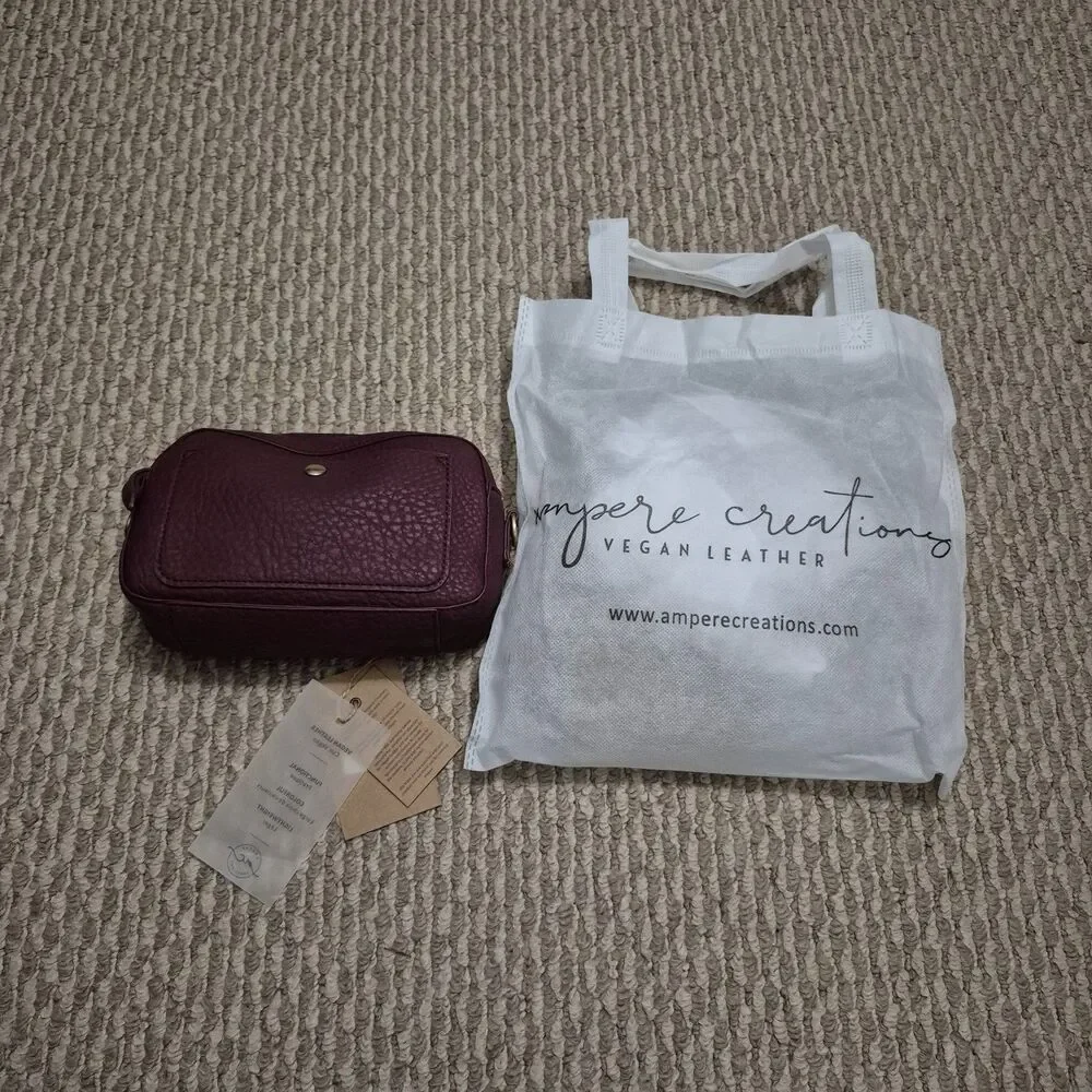 Ampere Creations The Sustainable Betty Crossbody - Eggplant MSRP $58